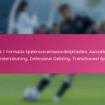 3-2-4-1 Formatie Spelersverantwoordelijkheden: Aanvallende Ondersteuning, Defensieve Dekking, Transitioneel Spel