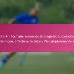 3-2-4-1 Formatie Winnende Strategieën: Succesvolle benaderingen, Effectieve tactieken, Wedstrijdwinnende acties