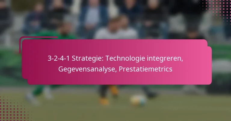 3-2-4-1 Strategie: Technologie integreren, Gegevensanalyse, Prestatiemetrics