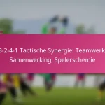 3-2-4-1 Tactische Synergie: Teamwerk, Samenwerking, Spelerschemie